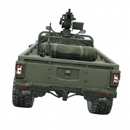 Military Tactical Trike Bike 3D Model 3d model