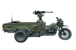 Military Tactical Trike Bike 3D Model 3d model