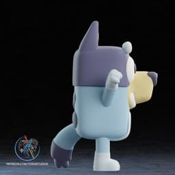 Life Size Bluey & Bingo Bundle 3D Printer STL File 3d model
