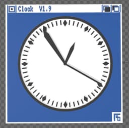 retro AMIGA computer clock 3d model