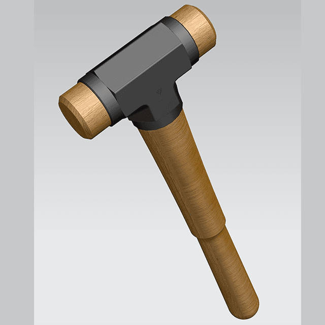 DIY Dead-blow hammer 3d model