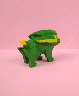 Electrike Low Poly Pokemon 3d model