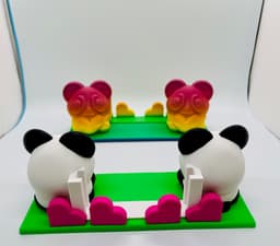 Panda Business Card Holder 3d model