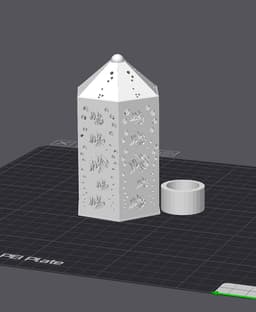 Fishes Night Light 3d model