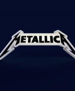 Metallica - LED strip compatible 3d model