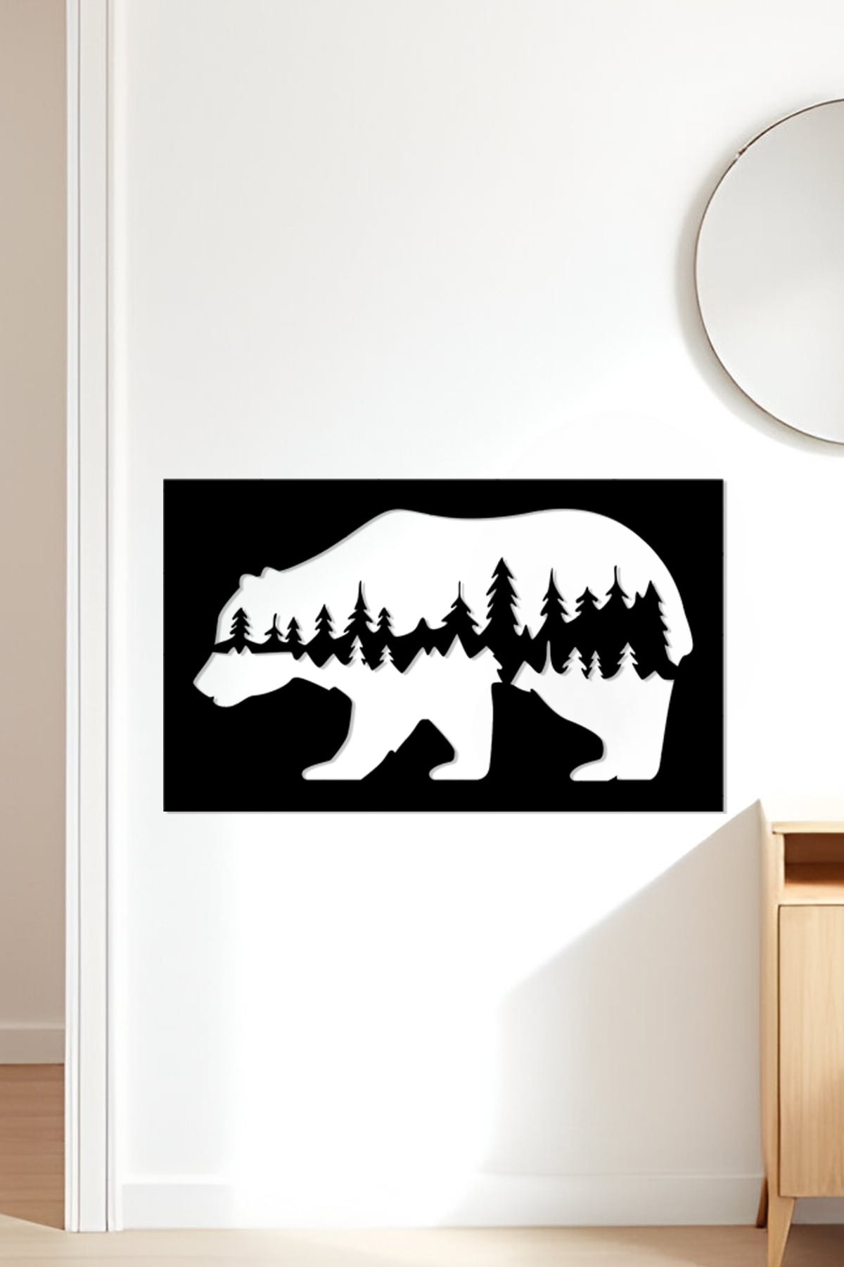 Bear Wall Art, Wall Decor, Home Decor 3d model