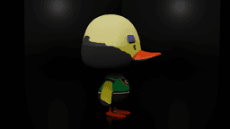 Printable 3D Duck Model STL File for Toy Decoration or Display Low-poly 3D print model 3d model
