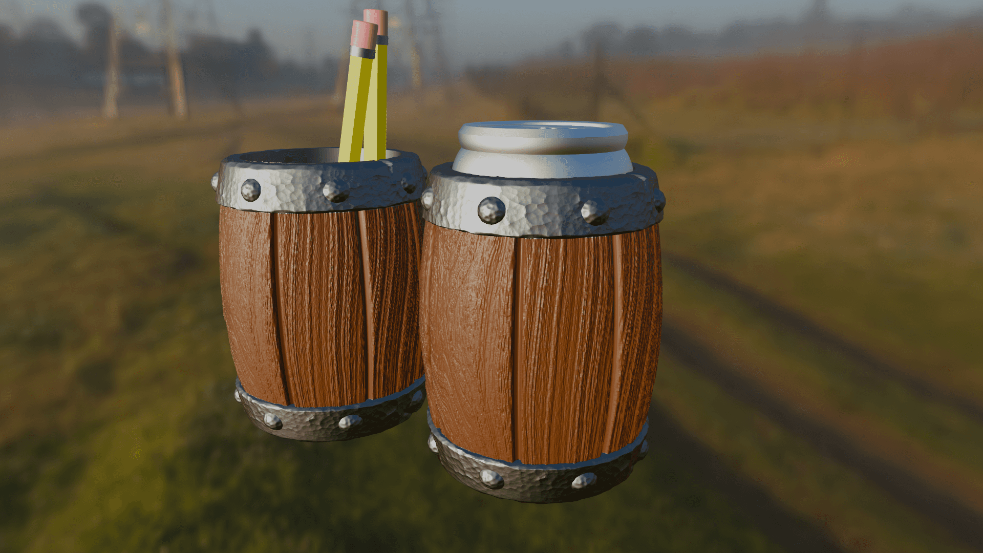 Tavern Can / Pen Holder 3d model