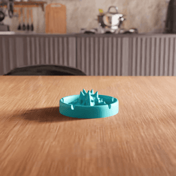 Topographic Mountain Range Decorative Ashtray 3d model