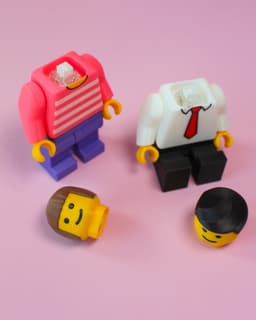 Brick Figures Fidget Clicker 3d model