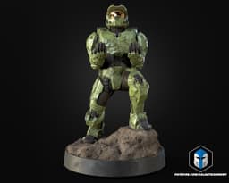 Master Chief Controller Holder - 3D Print Files 3d model