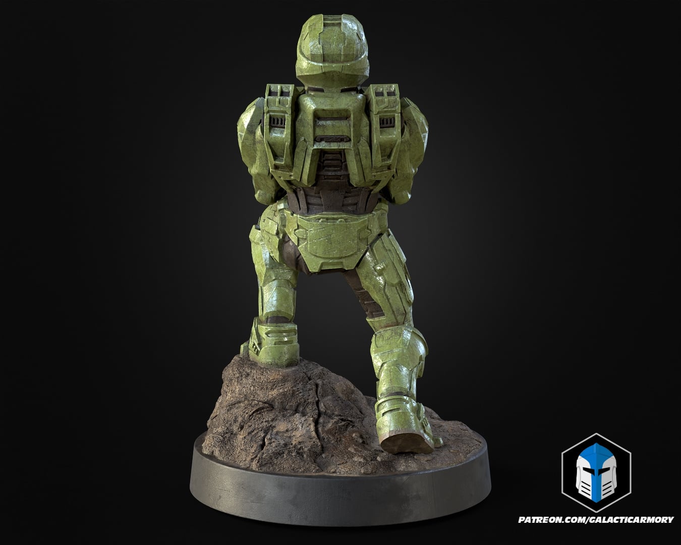 Master Chief Controller Holder - 3D Print Files 3d model