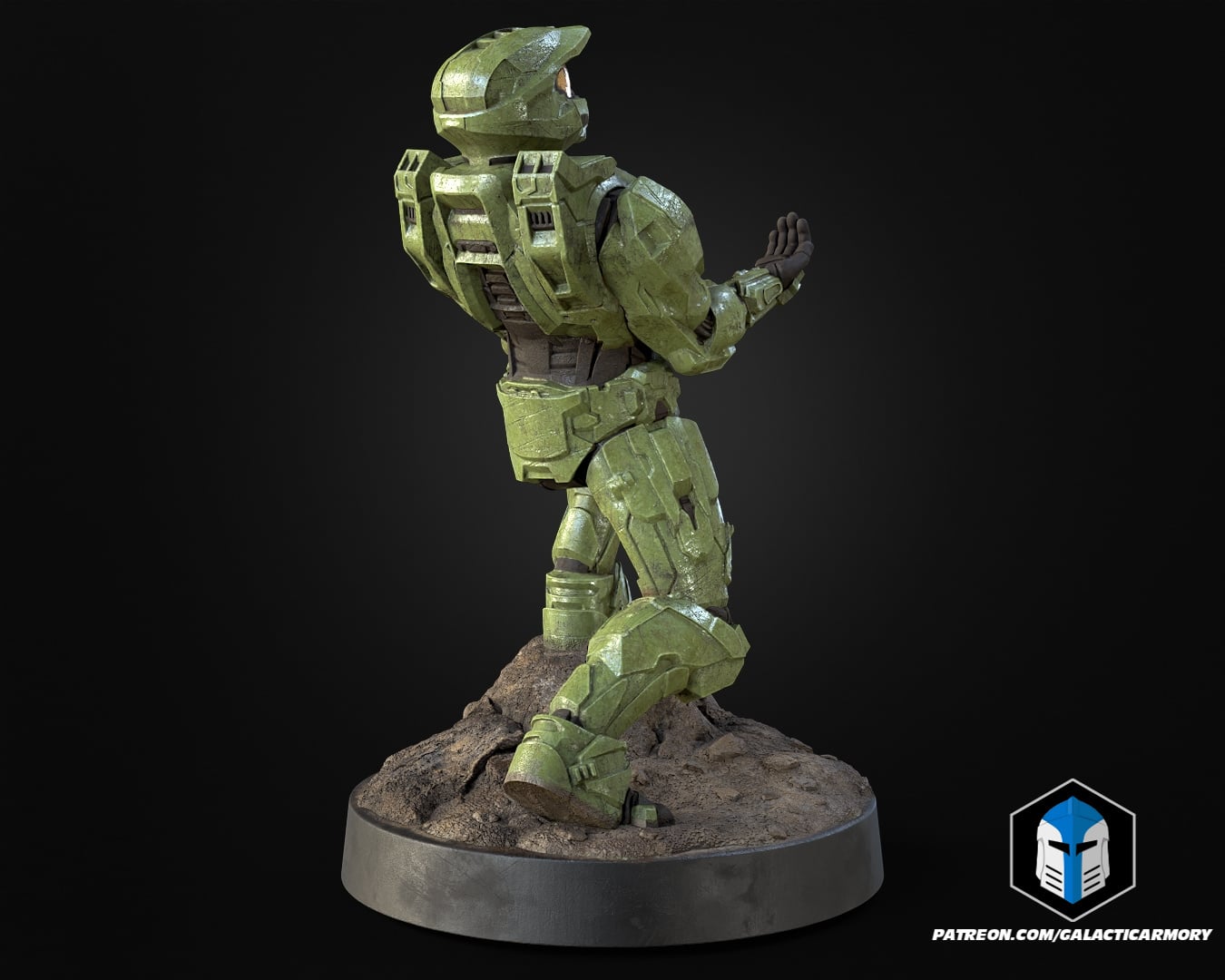 Master Chief Controller Holder - 3D Print Files 3d model