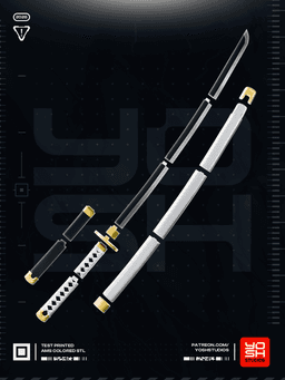 Green Pirate Katanas 3D Printer STL 3d model
