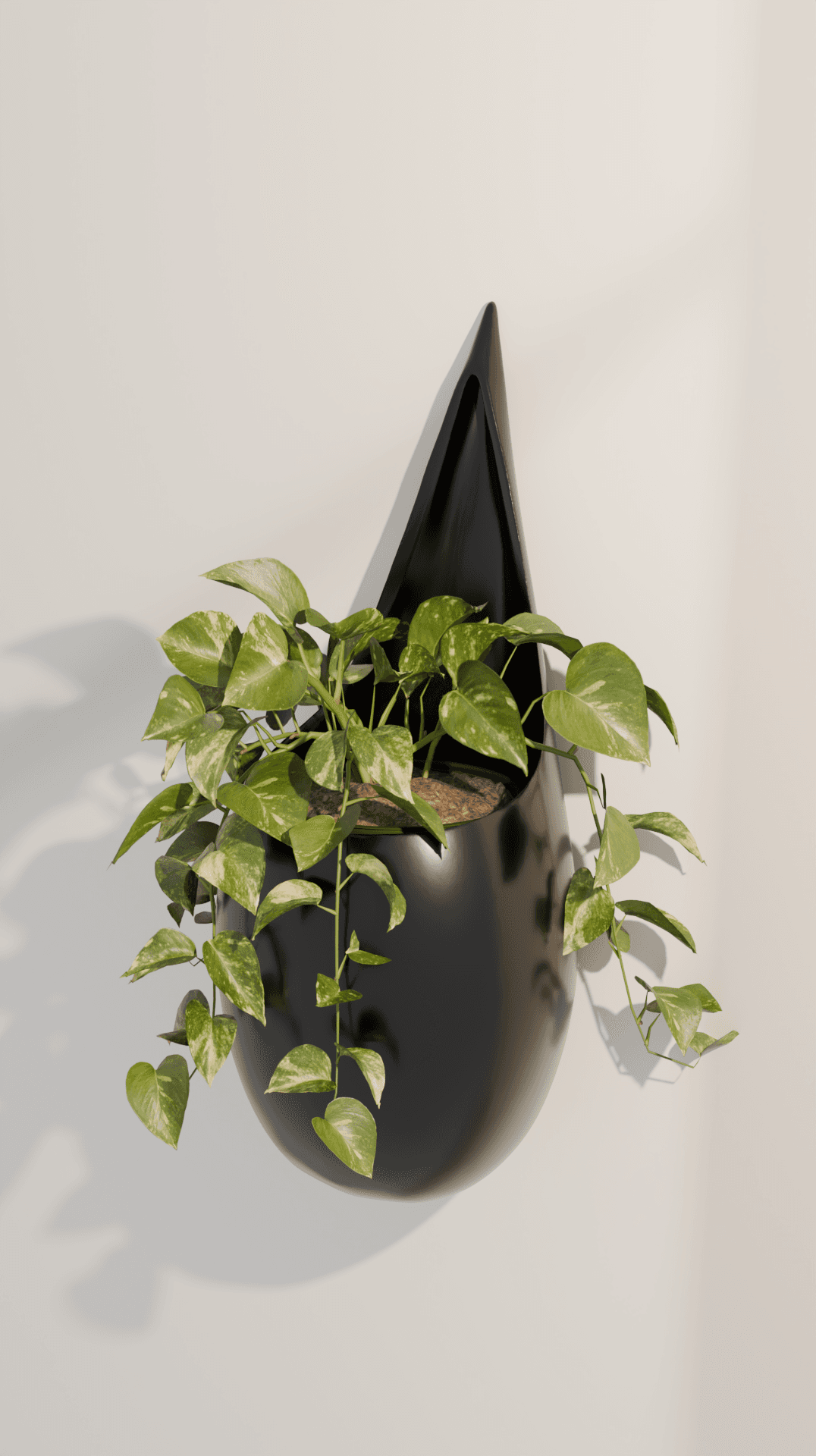 Inside The Drop Wall Plant Pot 3d model
