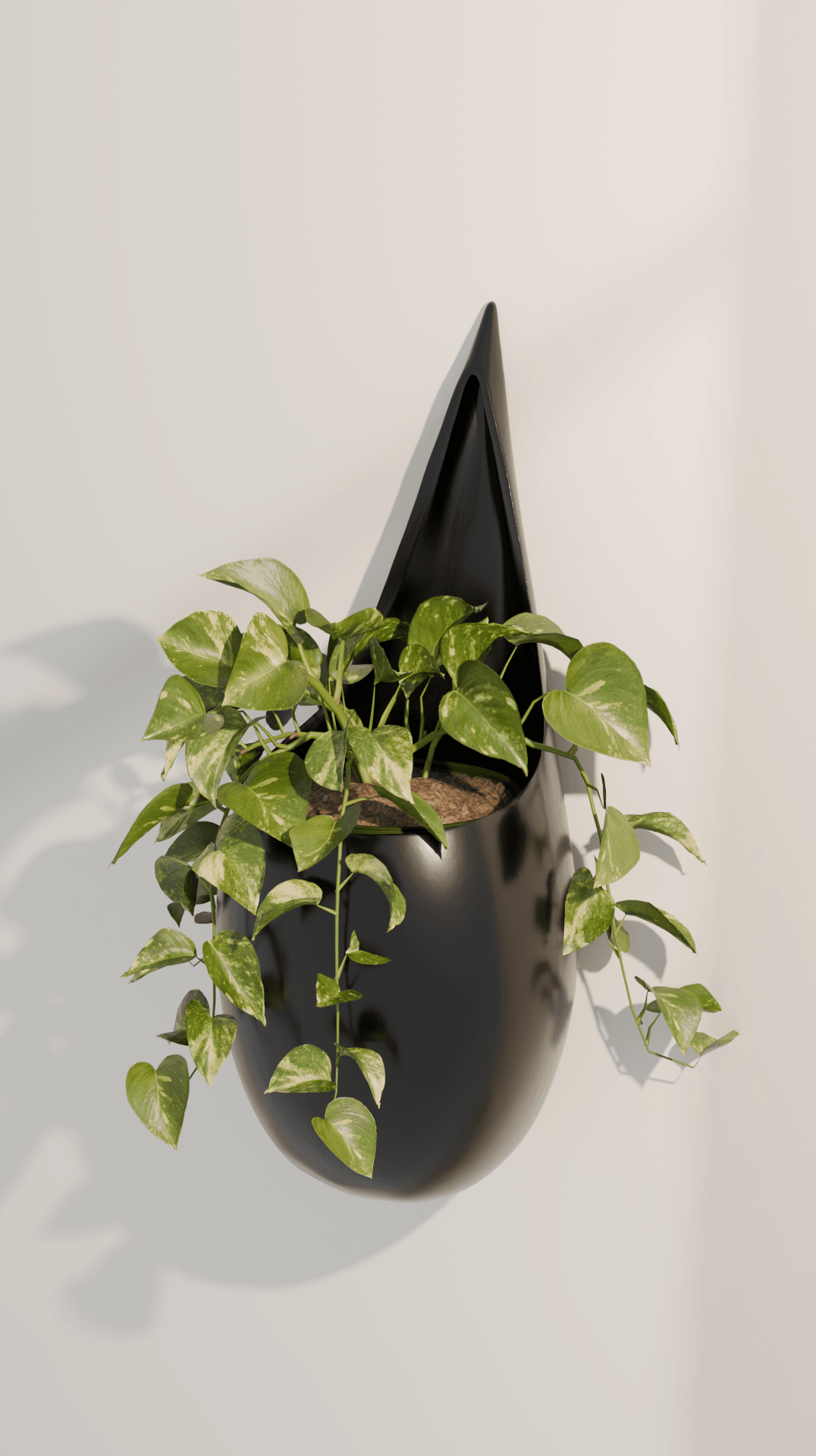 Inside The Drop Wall Plant Pot 3d model