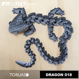 ARTICULATED DRAGON 018 3d model