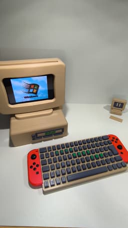 PC VINTAGE NINTENDO SWITCH 3d model