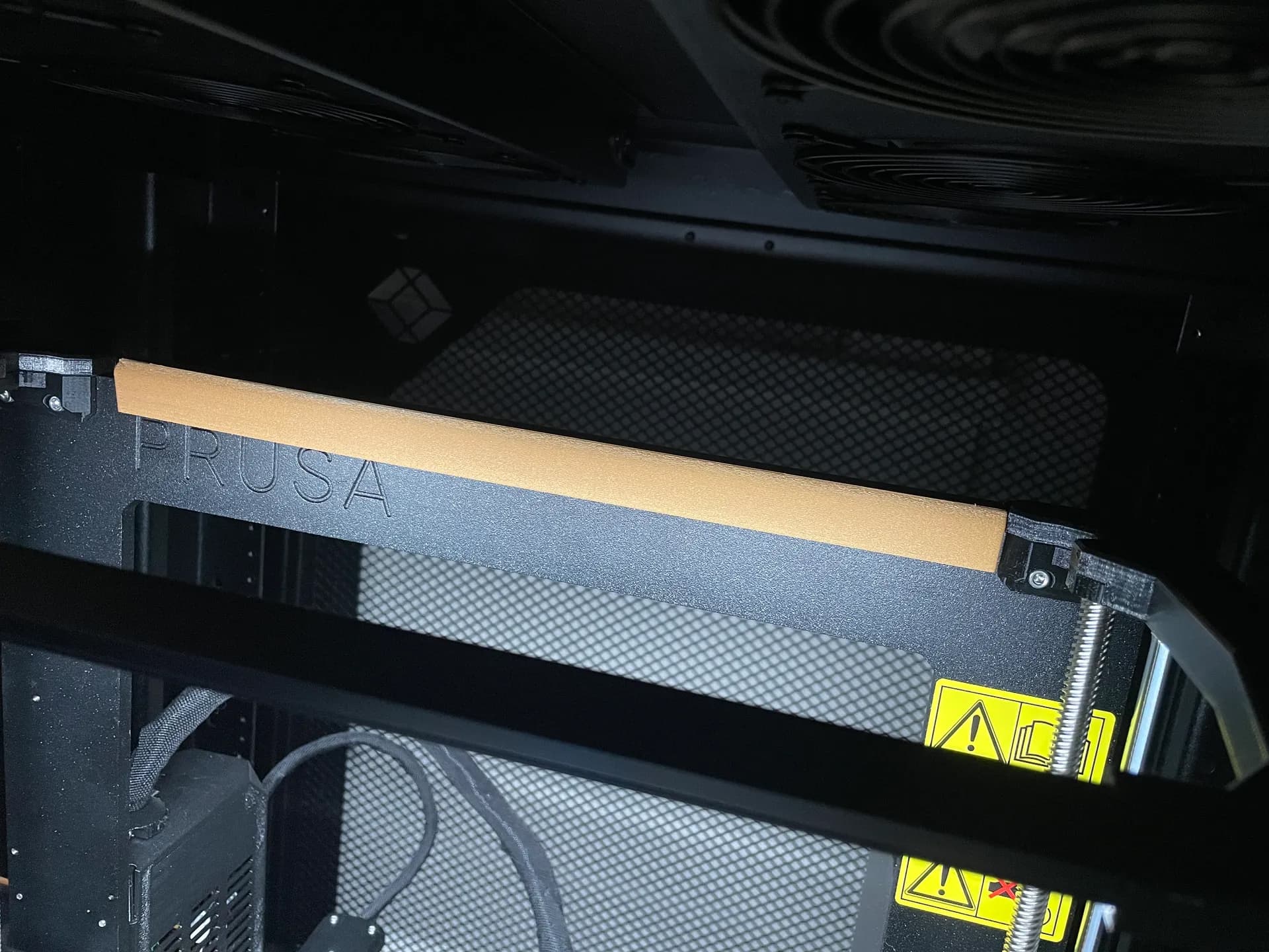 Bowden tube guard for Prusa Mk3 frame edge 3d model