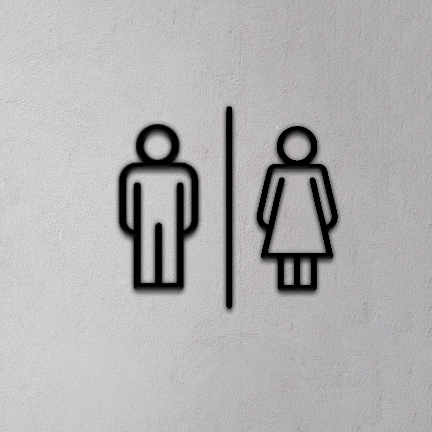 Toilet Sign 3d model