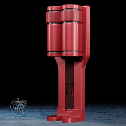 Daredevil Billy Club Holsters 3D Printer STL File 3d model