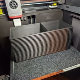 Modern Design Office Organizer With Ribbed Surface 3d model