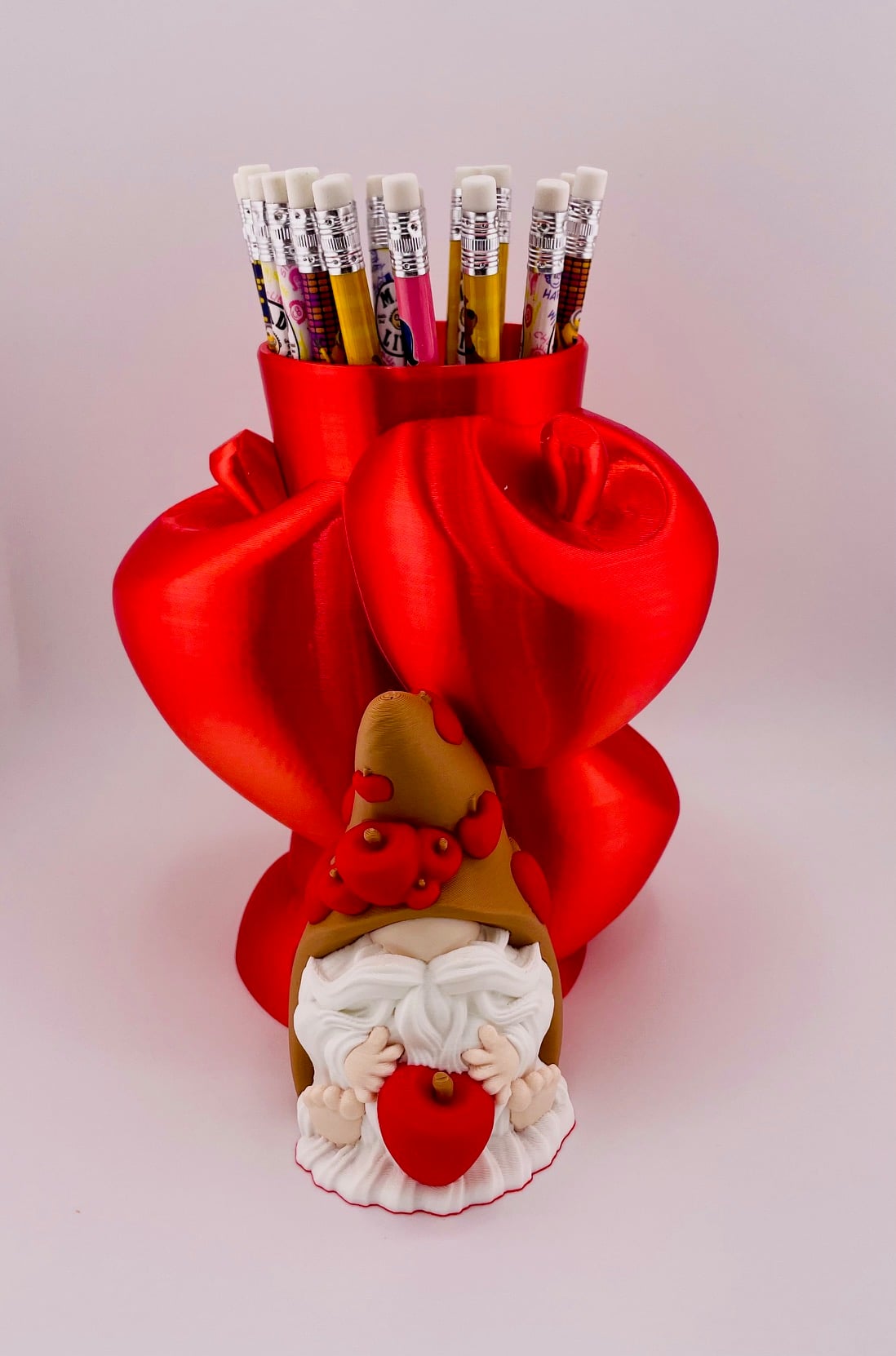 Apple Gnome Pencil Holder 3d model