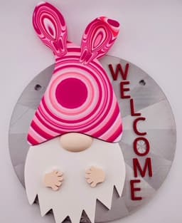 Magnetic Bunny Hat for Gnome Modular Sign 3d model