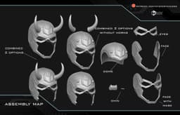Loki helmet variant 3d model