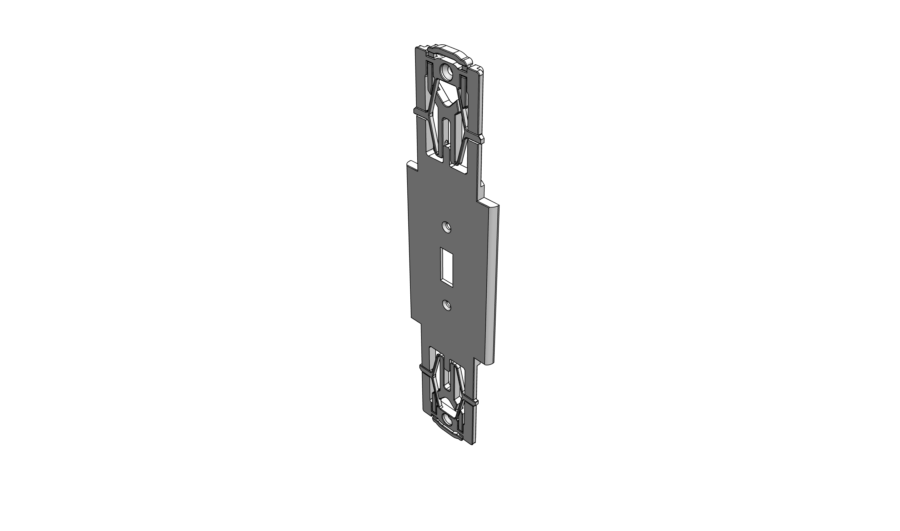 B12 - Single-Gang Double-Sided Toggle Switch Style WallPlateMate 3d model