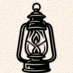 OLD LANTERN 4 wall art home decor 3d model