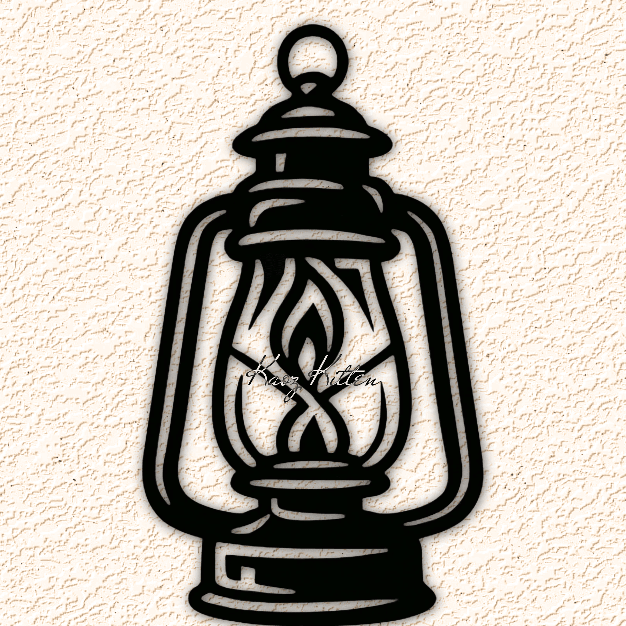OLD LANTERN 4 wall art home decor 3d model
