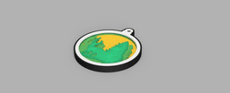 Layered Elk Ornament 3d model