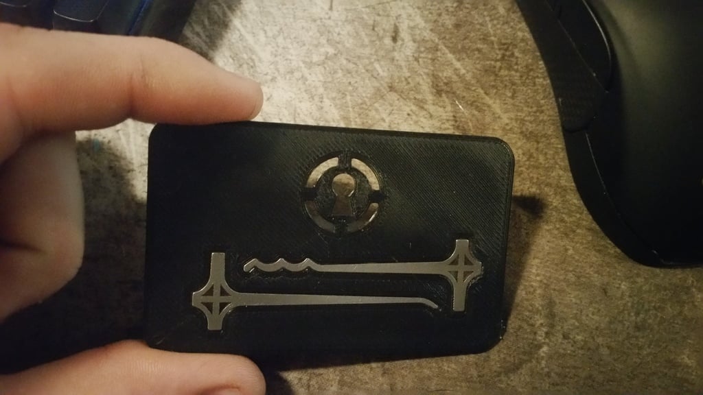 Sparrows Mace Pick card 3d model