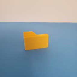 File Folder MicroSD Card Holder 3d model