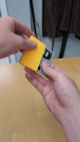 File Folder MicroSD Card Holder 3d model