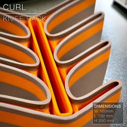 CURL | Knife Rack 3d model