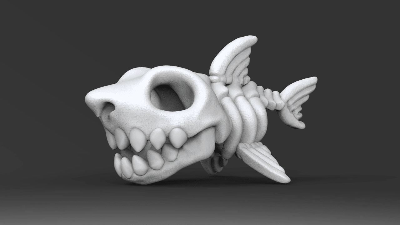 Shark_Skeleton 3d model