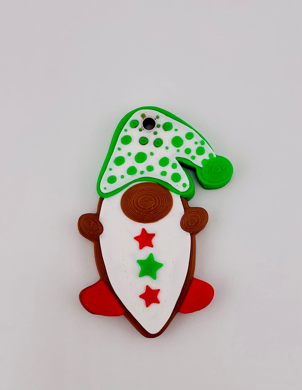 Gingerbread Cookie Ornament Set 3d model