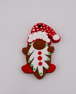 Gingerbread Cookie Ornament Set 3d model