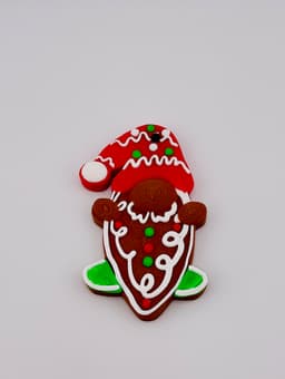 Gingerbread Cookie Ornament Set 3d model
