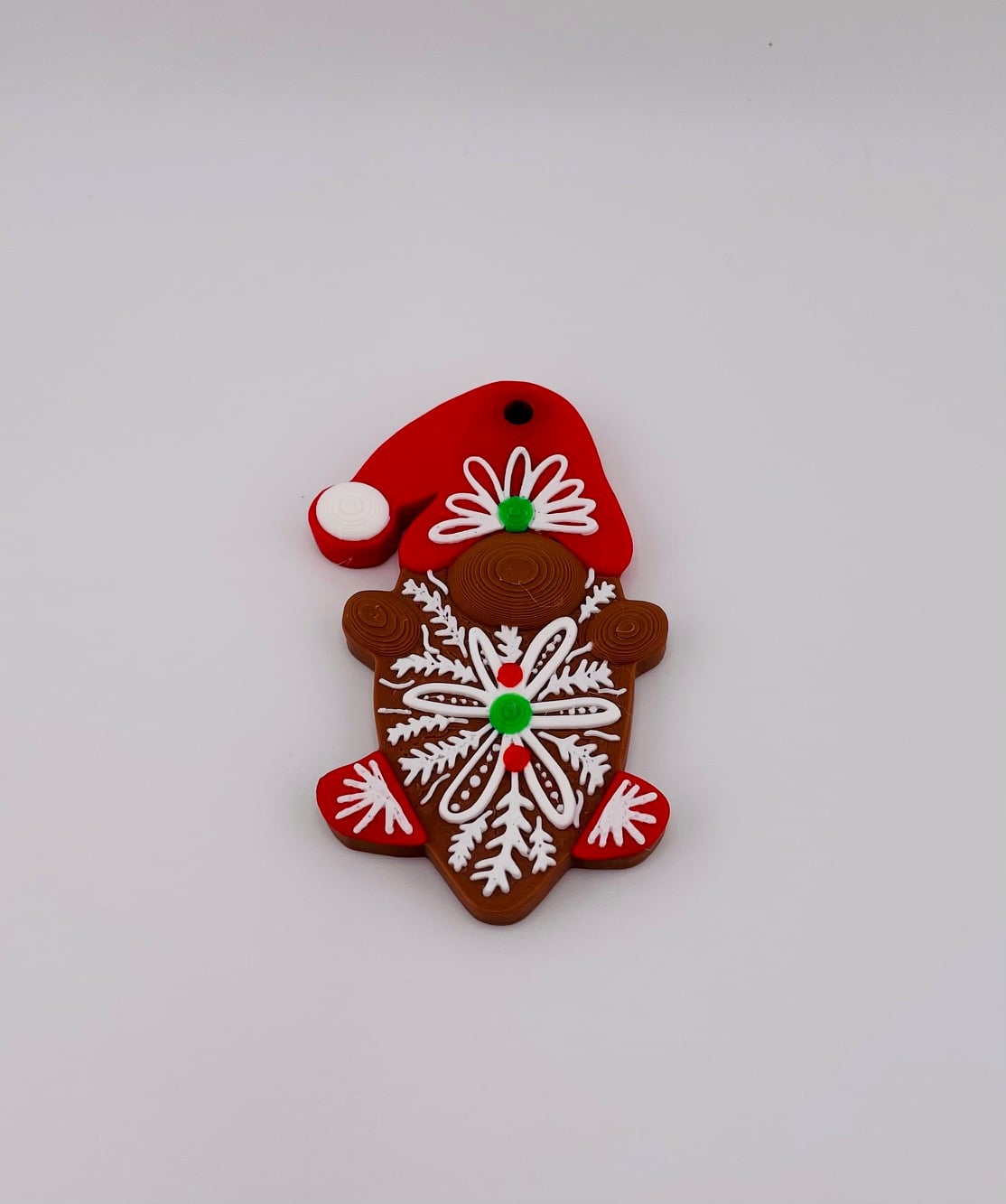 Gingerbread Cookie Ornament Set 3d model