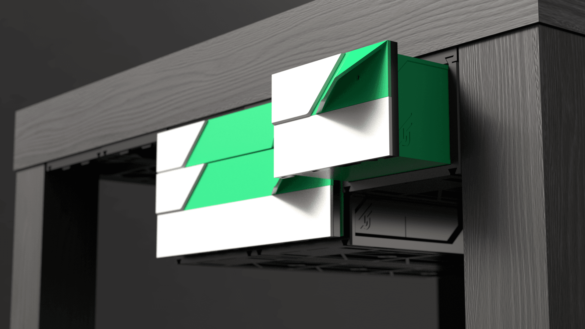 GEN2 185-1W-05H Decor Drawer 3d model