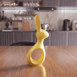 Easter Bunny Figure – Spring Home Decor 3d model