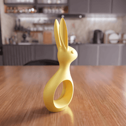 Easter Bunny Figure – Spring Home Decor 3d model