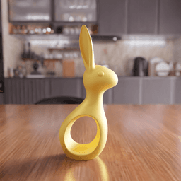Easter Bunny Figure – Spring Home Decor 3d model