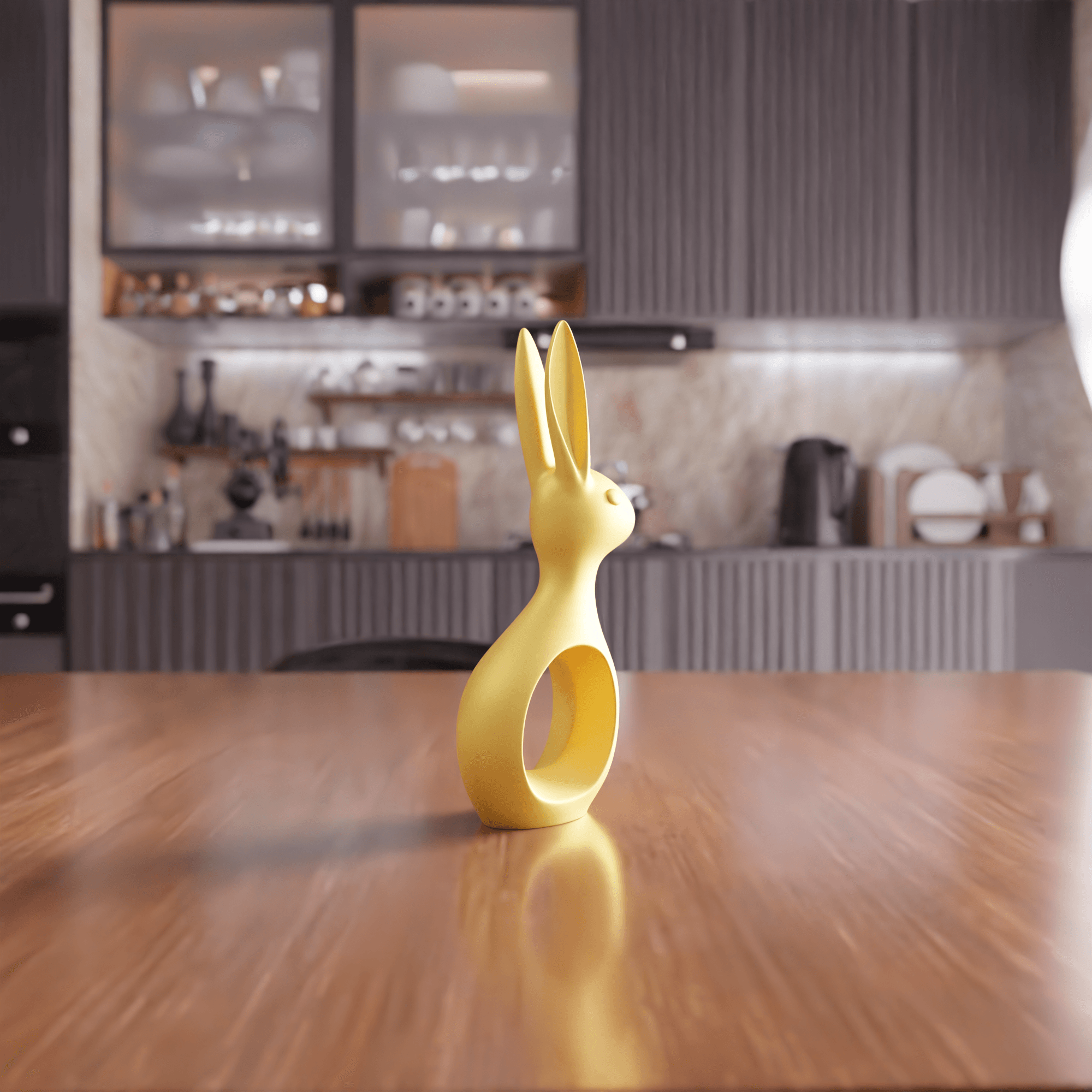 Easter Bunny Figure – Spring Home Decor 3d model