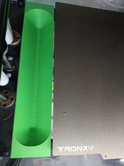 Tronxy X5SA bed side filament bin 3d model