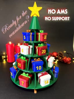 Christmas Tree Advent Calendar 3d model
