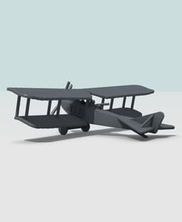 1:144 Albatros C.I (Benz) 3d model
